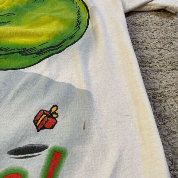 Vintage Seuss Wear How The Grinch Stole Christmas Graphic Tee 1997 - Picture 3 of 5